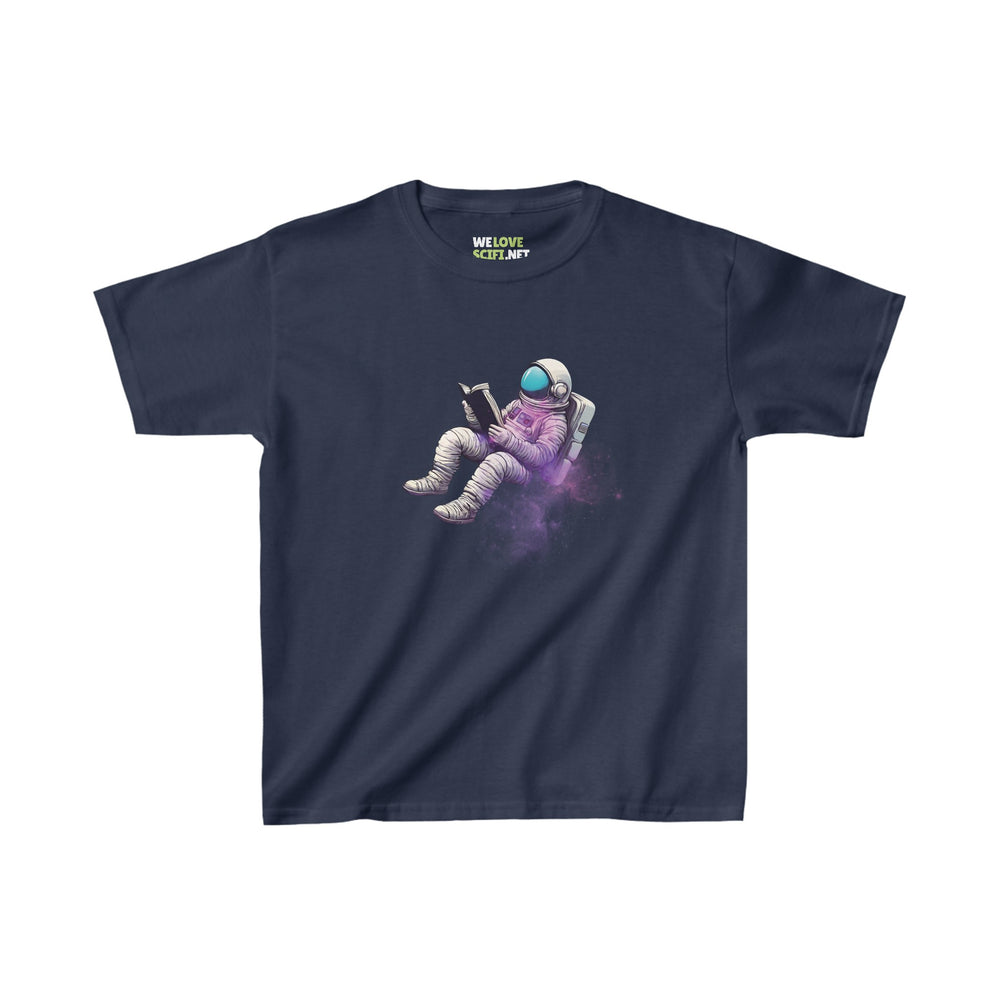 The Book Was Better Space Art Astronaut Kids Tee