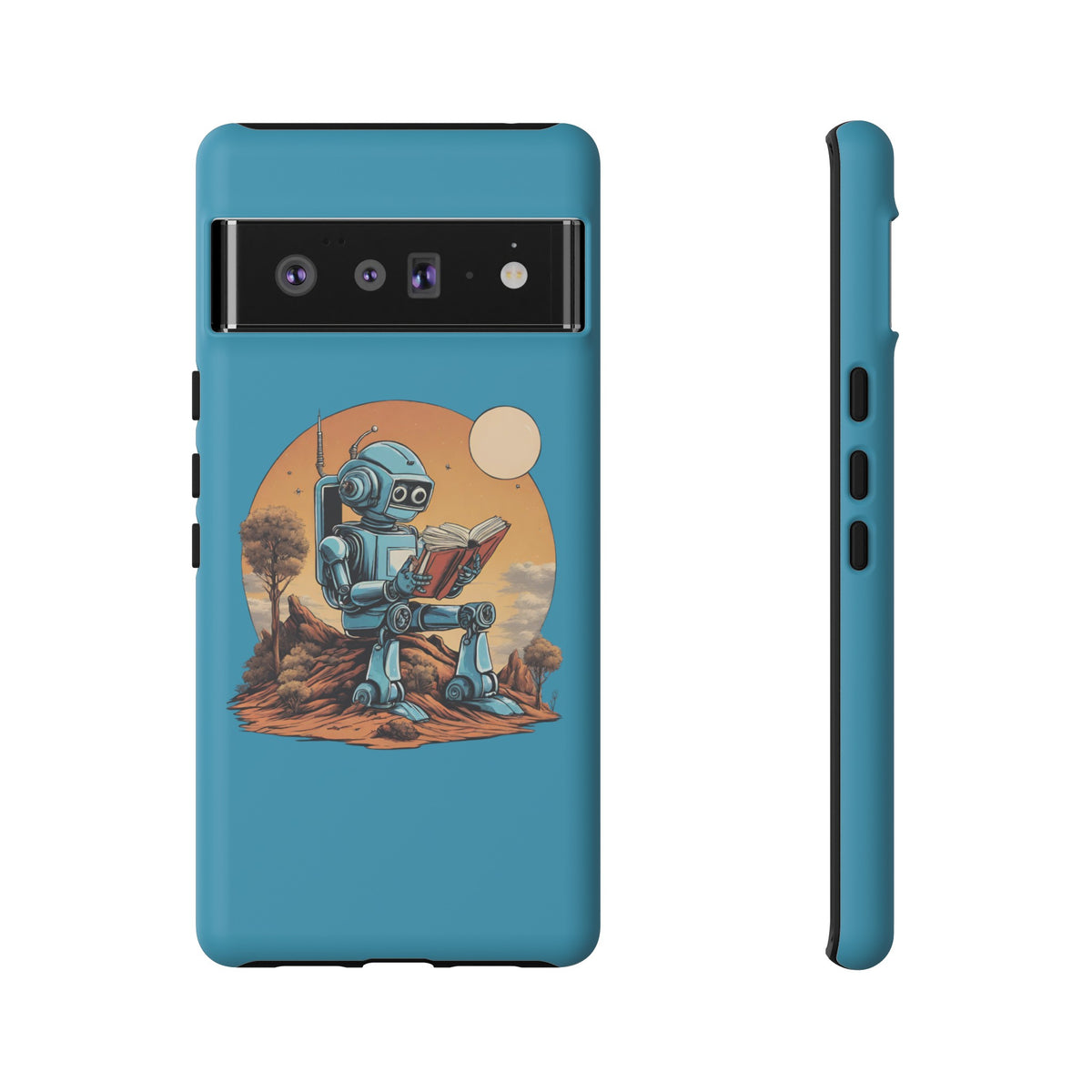 About Humans Robot SpaceArt Tough Google Pixel Mobile Cases