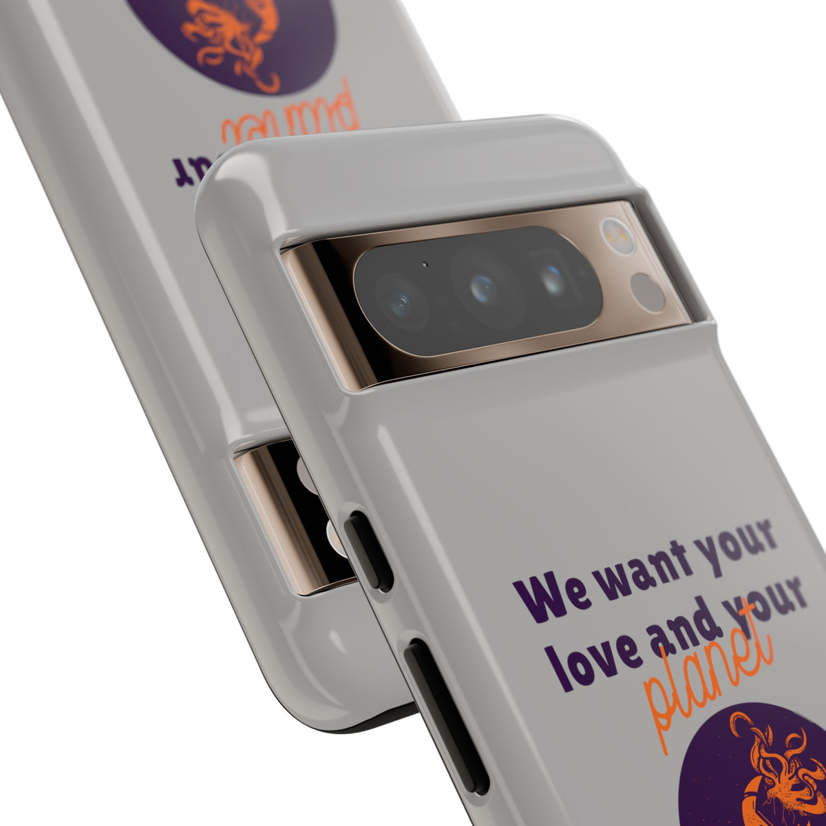 We Want Your Love And Your Planet Sci-Fi Tough Google Pixel Mobile Cases-welovescifi.net