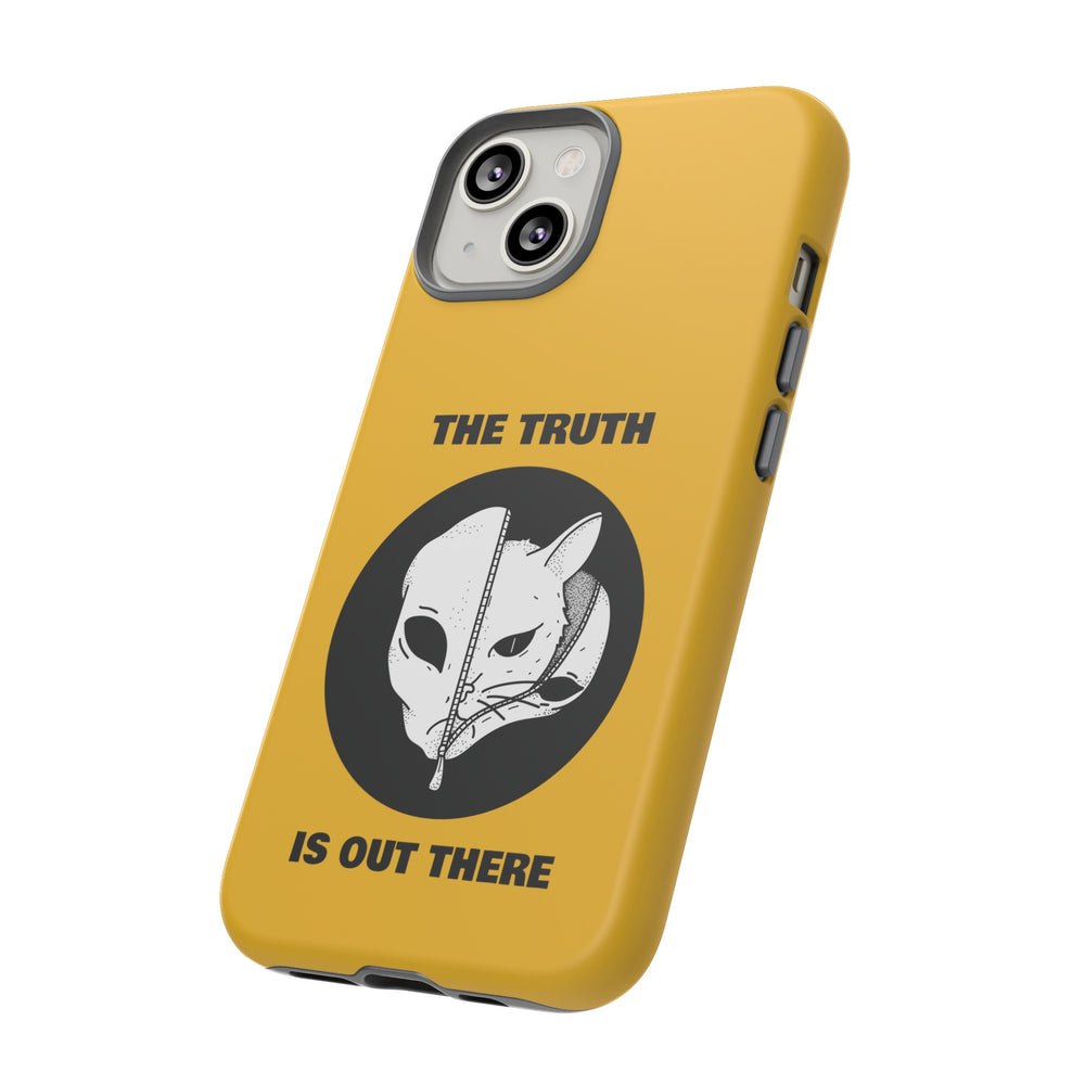 The Truth Is Outthere Funny Cat UFO Tough iPhone Mobile Cases-welovescifi.net