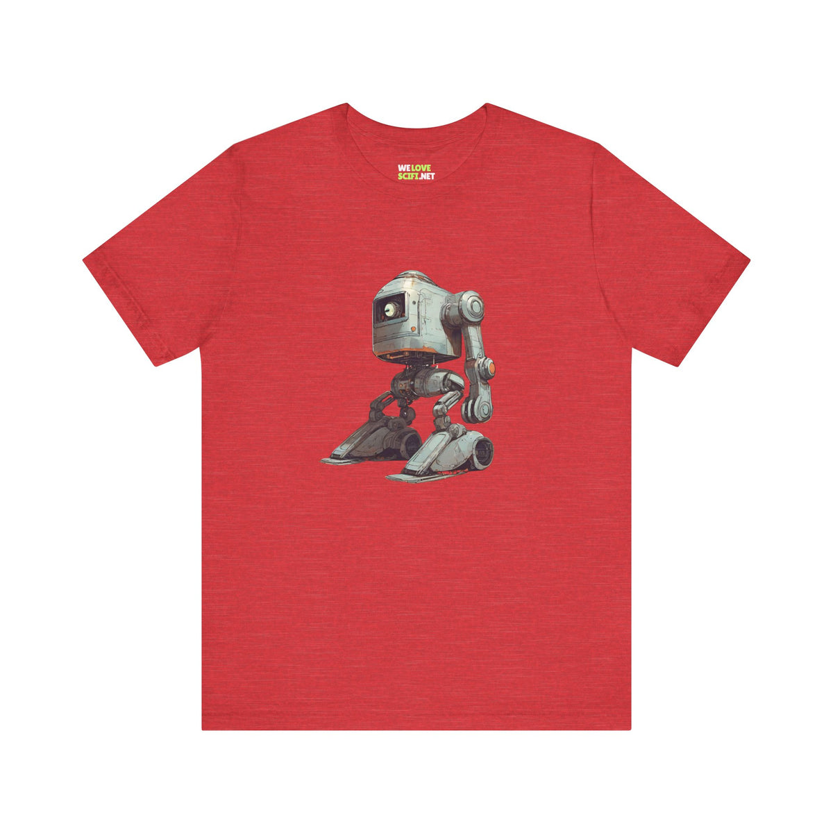 Robot Space Art T-Shirt - Ready To Go Sci-Fi Desig