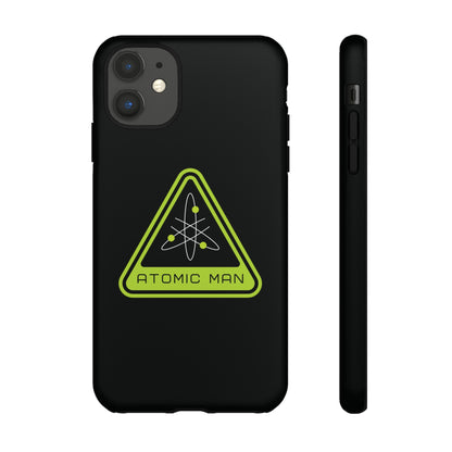 Atomic Man Retro Sign Sci-Fi Tough iPhone Mobile Cases