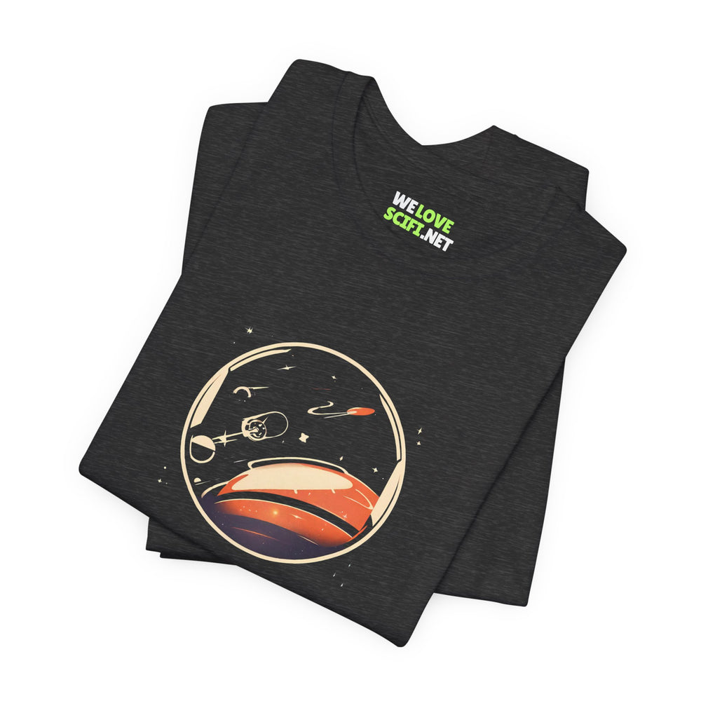 Abort Landing SpaceArt Sci-Fi T-Shirt-welovescifi.net