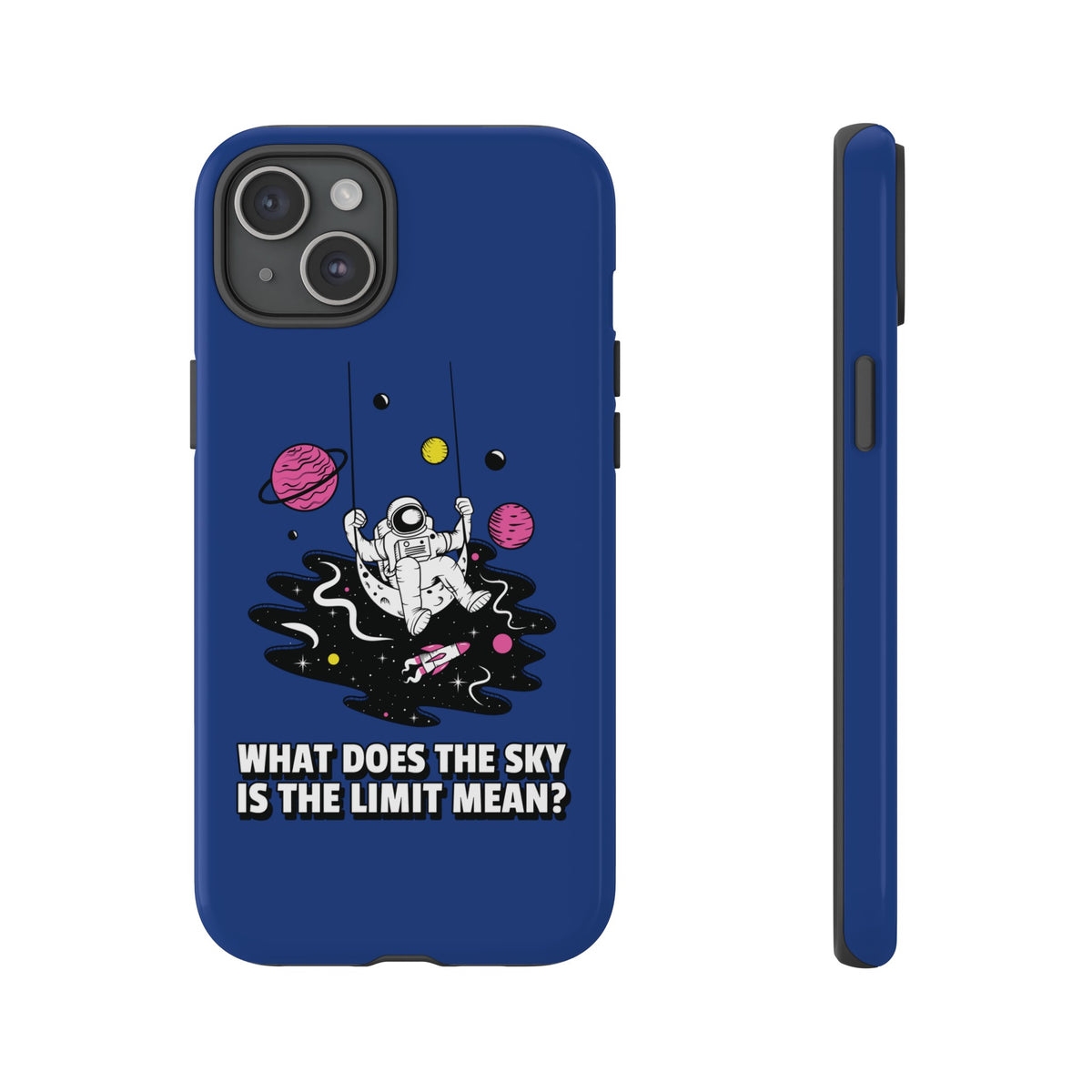 Astronaut iPhone Case Sky Is the Limit Sci-Fi Mobile Cover