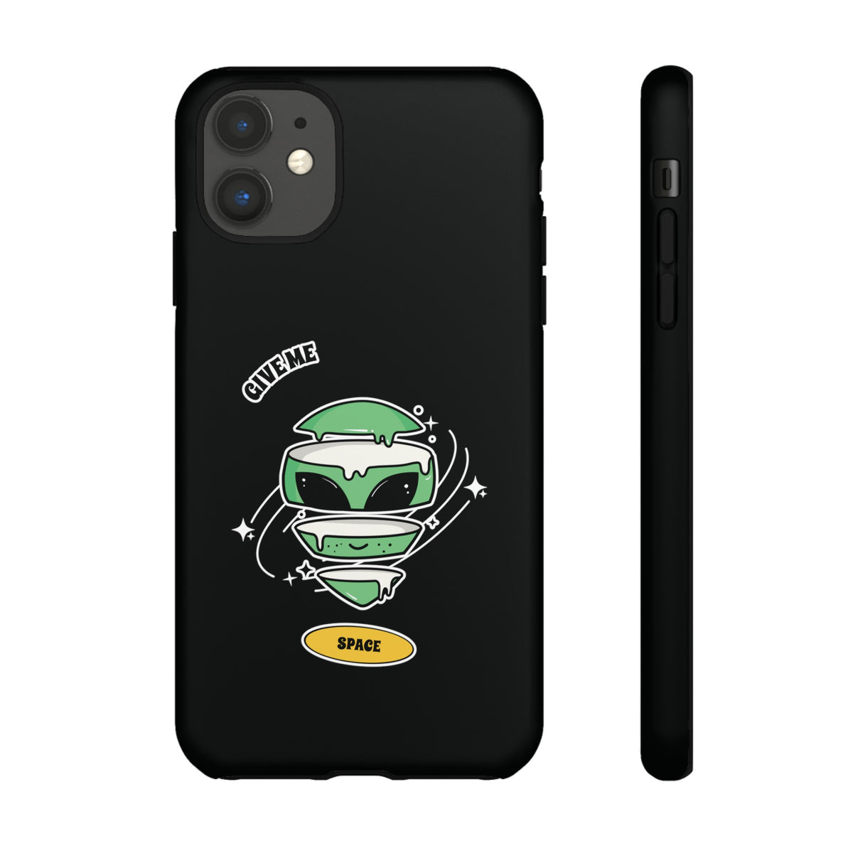 Space Funny UFO Sci-Fi Tough iPhone Mobile Cases-welovescifi