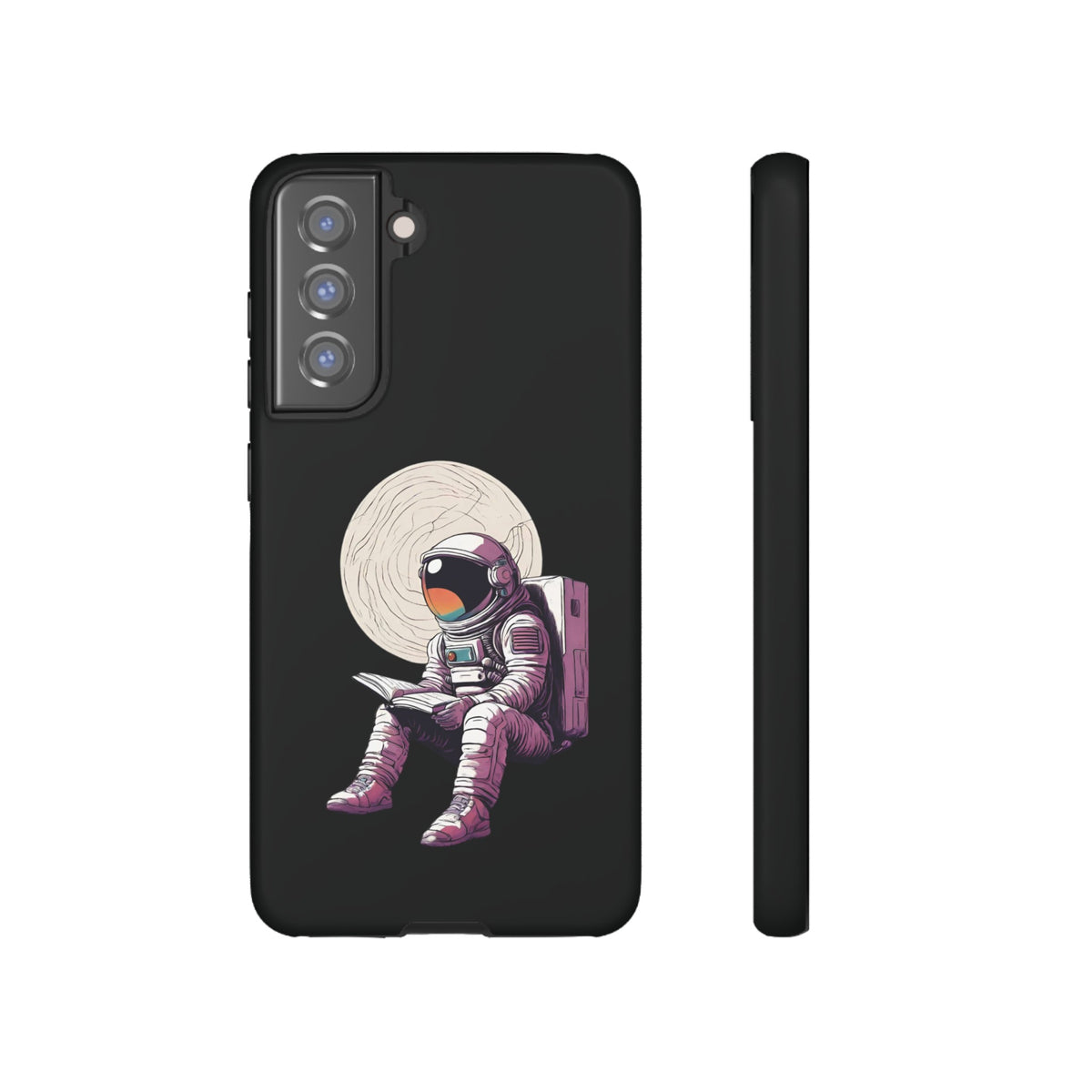 Space Art Samsung Galaxy Mobile Cases | Astronaut Design