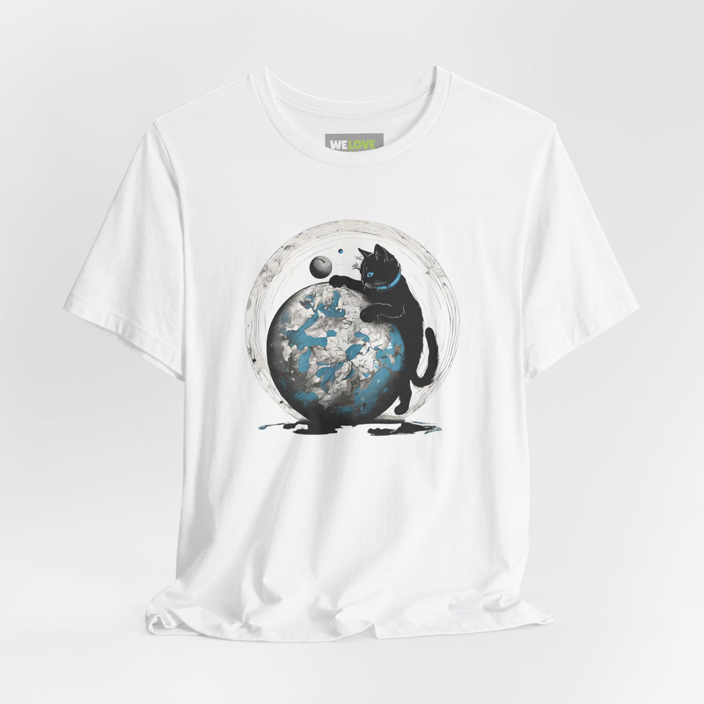 Space Player Cat Sci-Fi T-Shirt | WeLoveSciFi