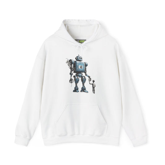 Bringing You Flower Robot Spaceart Sci-Fi Hoodie-welovescifi