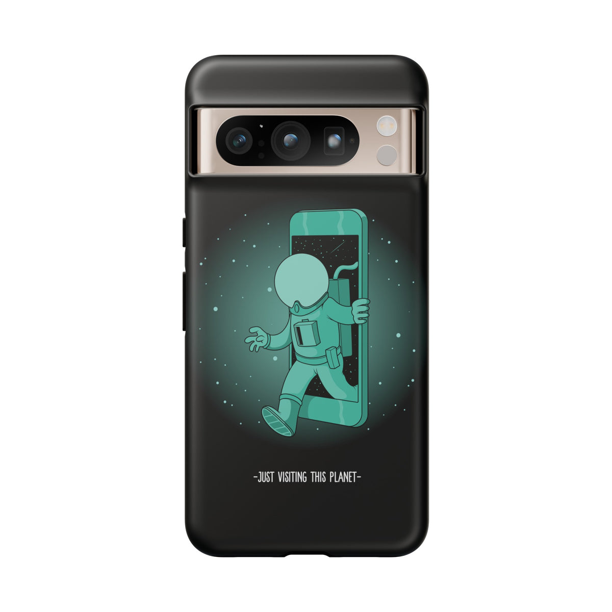 Just Visiting This Planet - Funny Astronaut Mobile Case