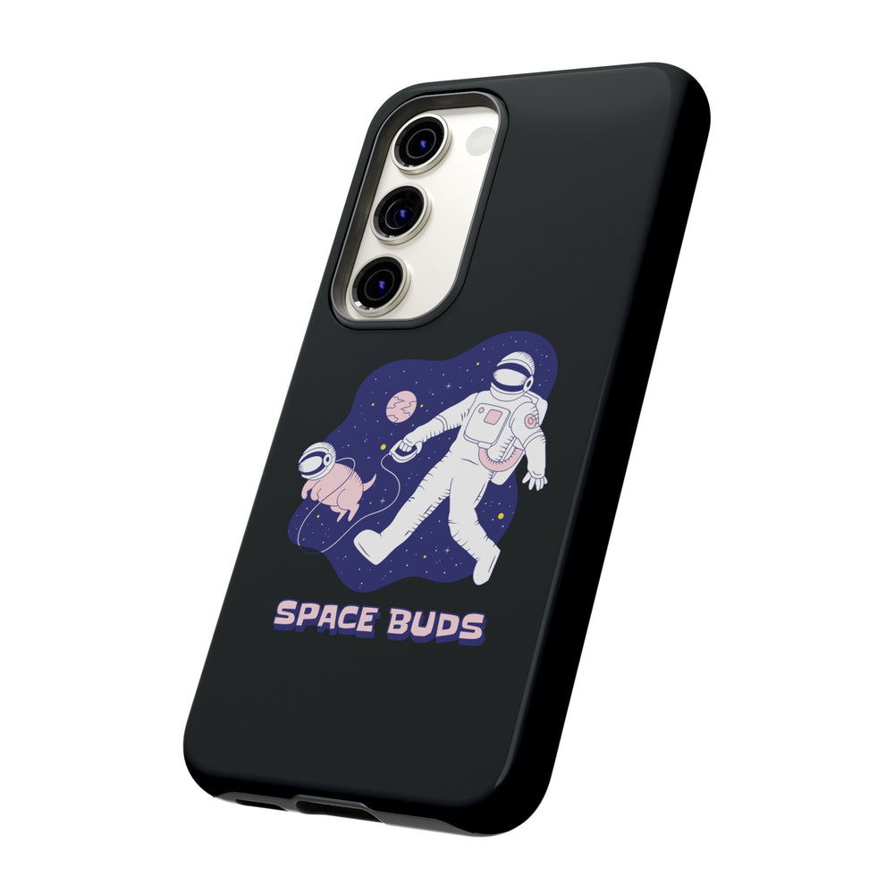 Space Buds Samsung Galaxy Cases Astronaut Dog SciFi Design