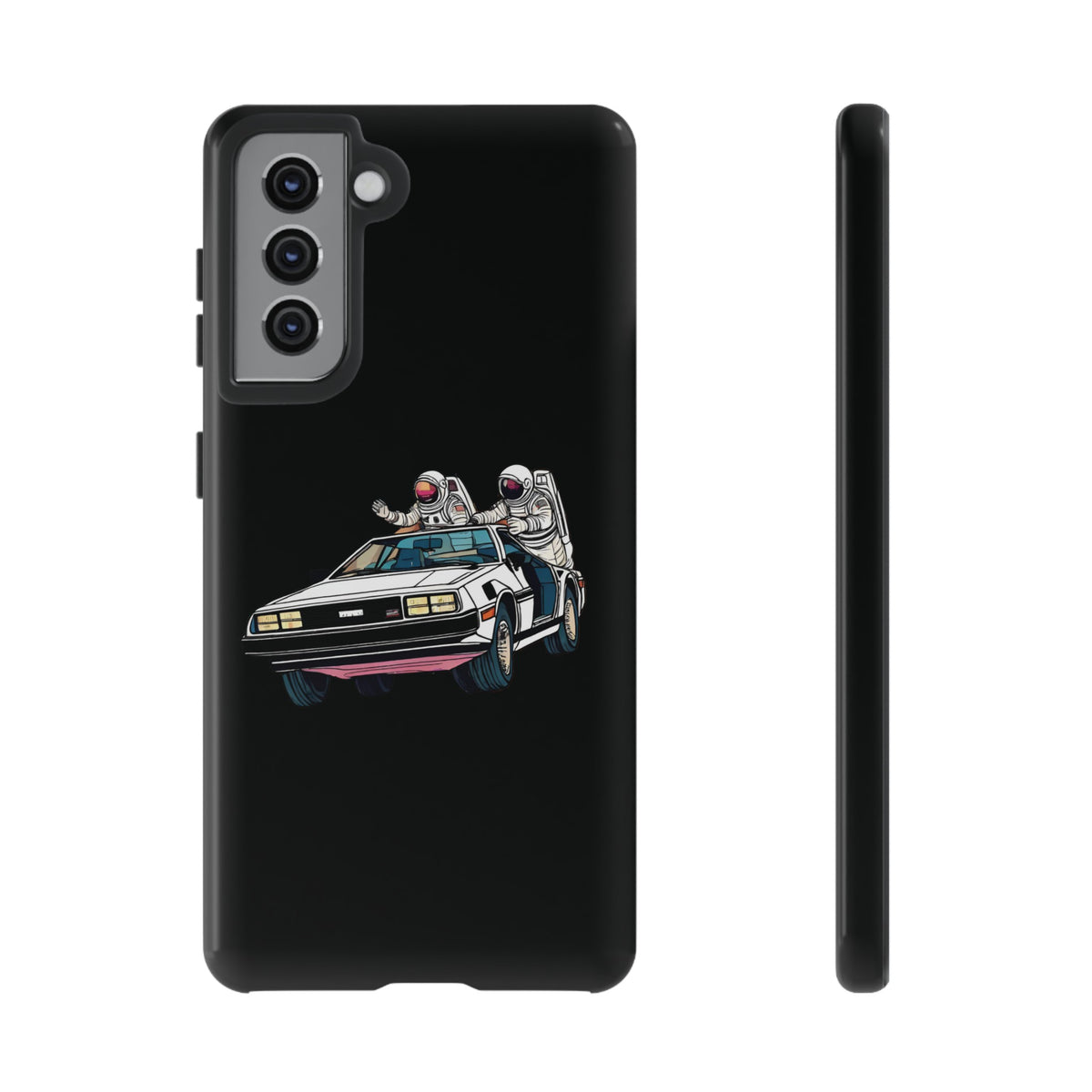 Delorean Party Astronauts Tough Samsung Galaxy Mobile Cases