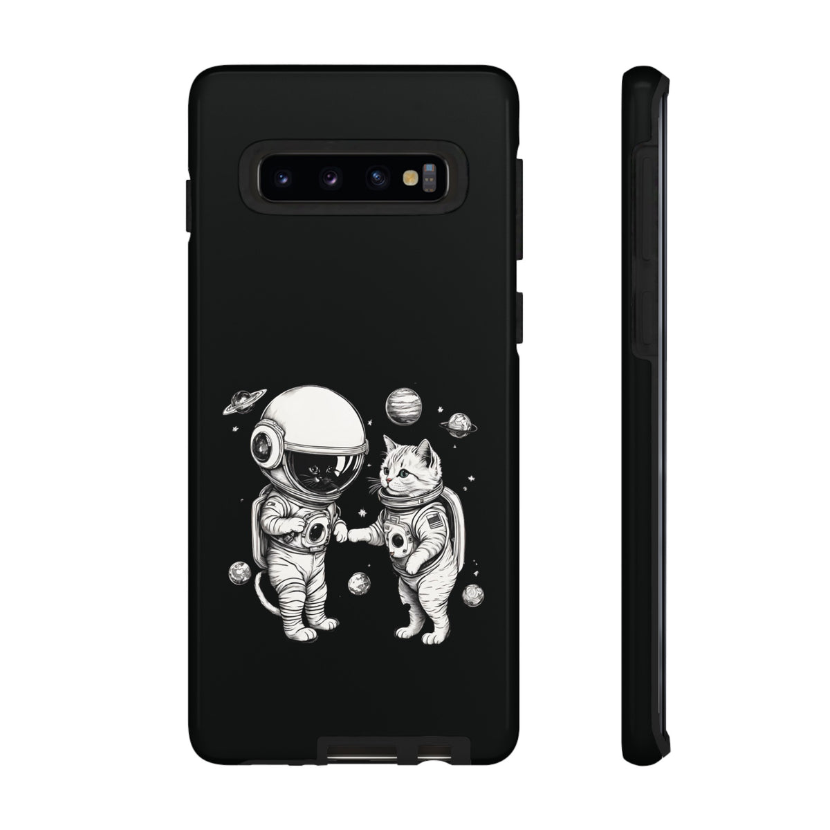 Space Kittie Samsung Galaxy Cases Tough Astronaut Cat Cover