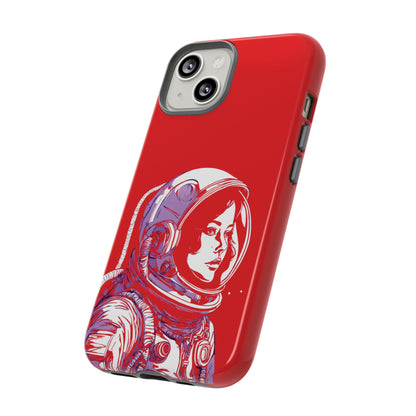 Duotone SpaceGirl SpaceArt Tough iPhone Mobile Cases