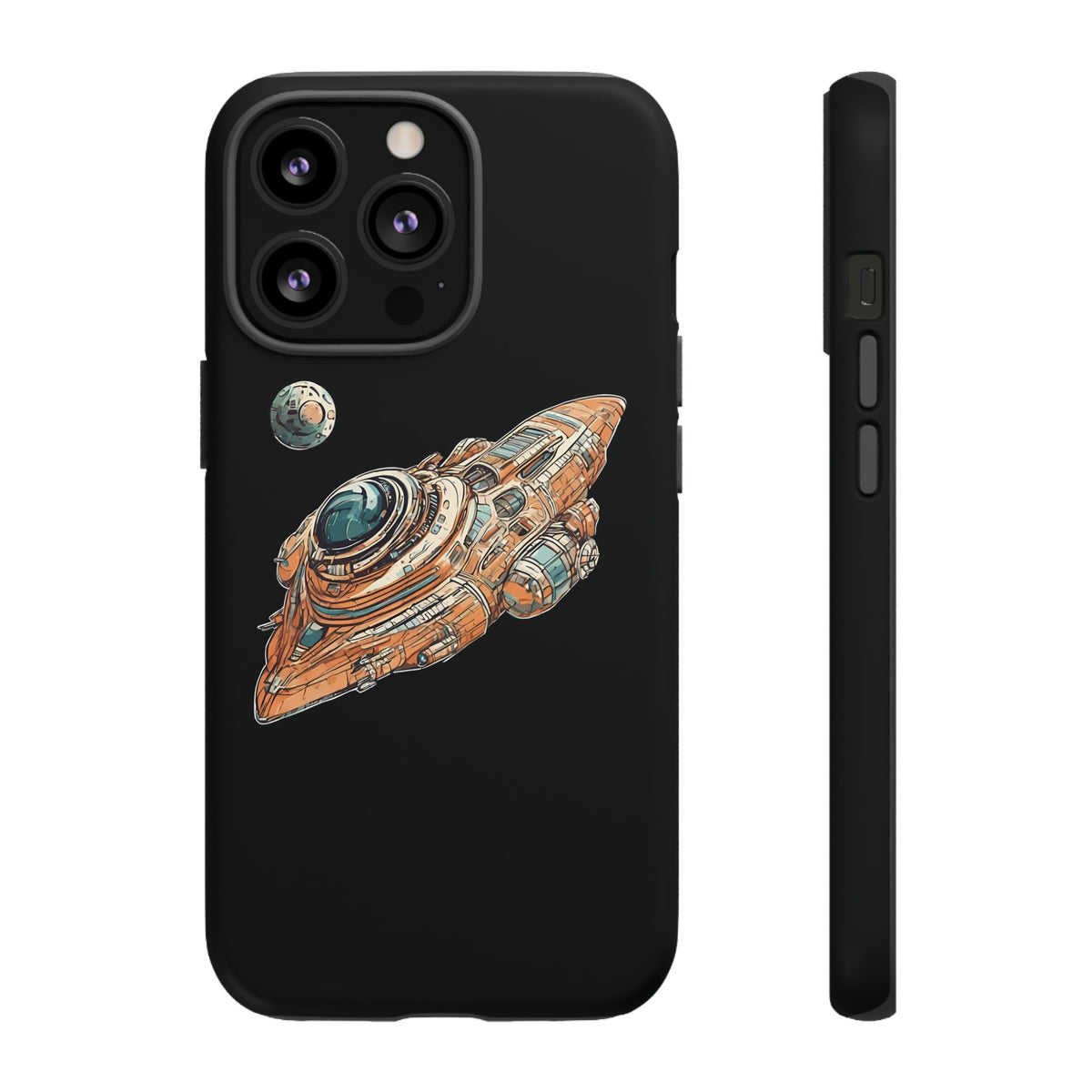 Durable Spaceship-76 Tough iPhone Cases