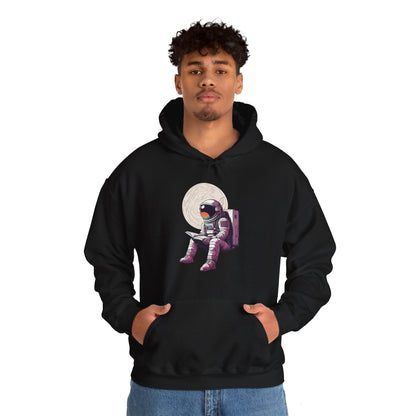 Astronaut Space Art Hoodie | Read That Book Sci-Fi Apparel