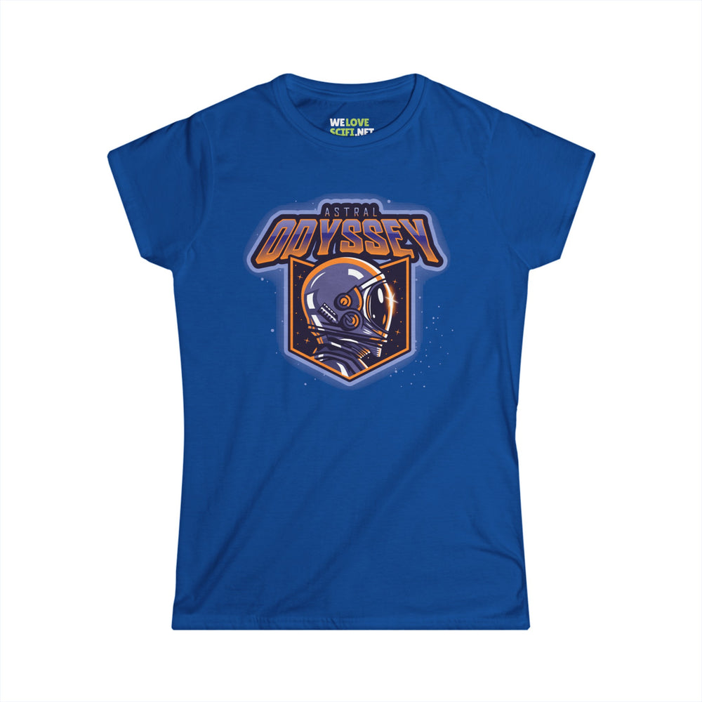 Astral Odyssey Astronaut Woman's Tee-welovescifi.net