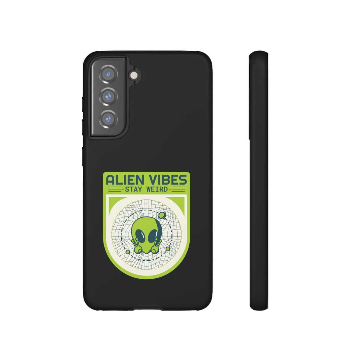 Stay Weird UFO Samsung Galaxy Mobile Cases - We Love Sci-Fi