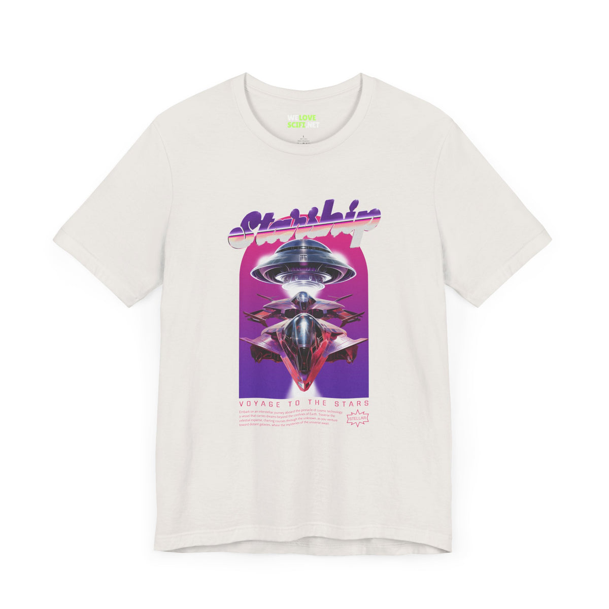 Starship Retro Sci-Fi T-Shirt | We Love Sci-Fi