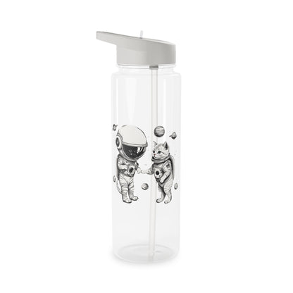 Space Kitties Water Bottle - Astronaut Cats Tritan Bottle