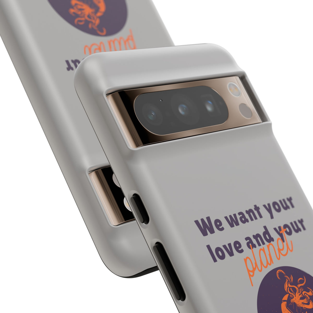 We Want Your Love And Your Planet Sci-Fi Tough Google Pixel Mobile Cases-welovescifi.net