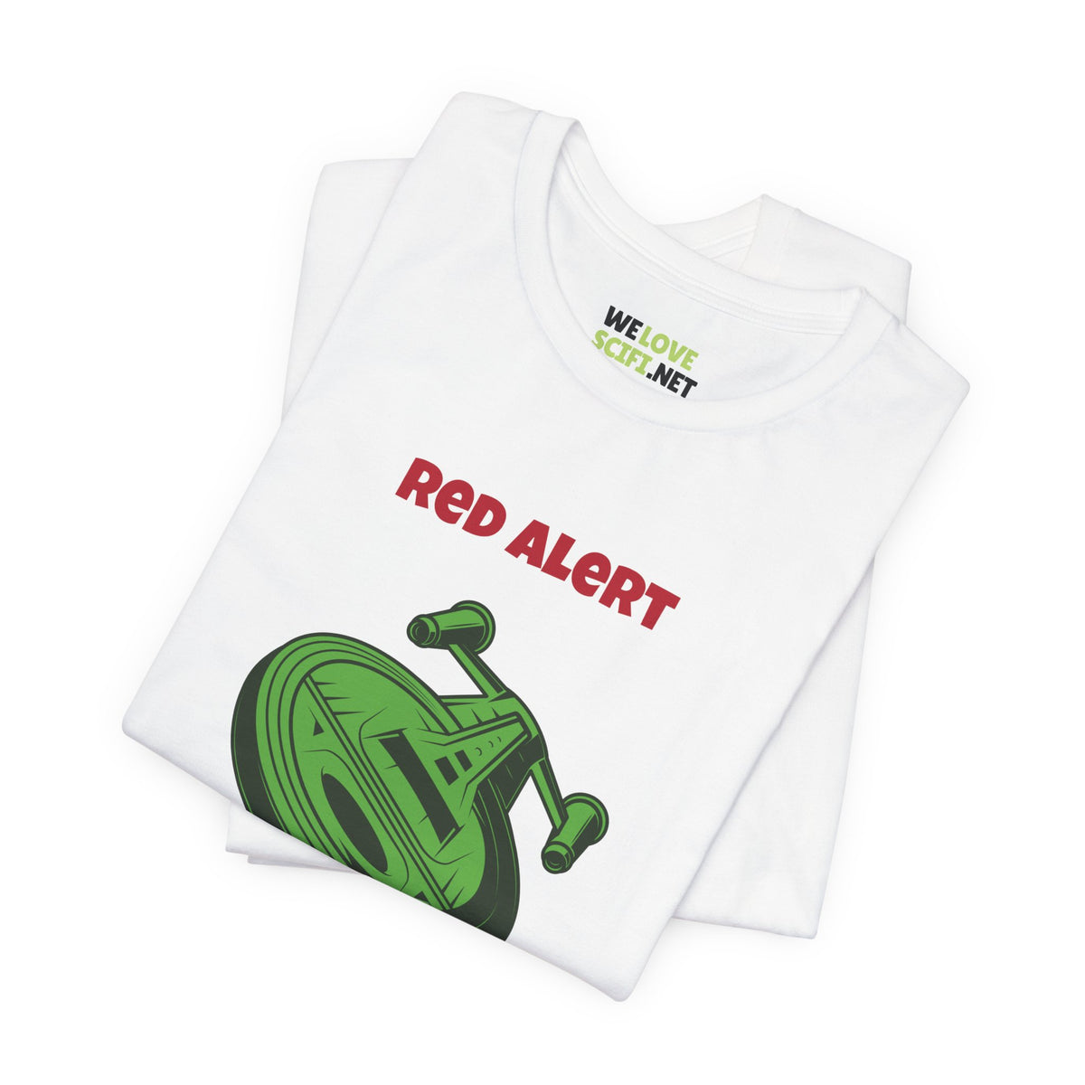 Red Alert Santa Funny Christmas Unisex Tee-welovescifi.net