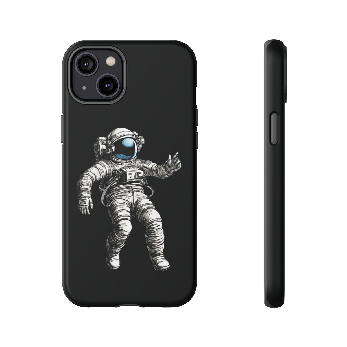 space art astronaut phone case-Space Art Astronautb iPhone