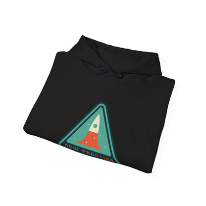 New Frontier Sign Retro Sci-Fi Hoodie | Retro Sci-Fi Hoodie