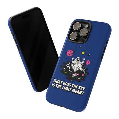 Astronaut iPhone Case Sky Is the Limit Sci-Fi Mobile Cover