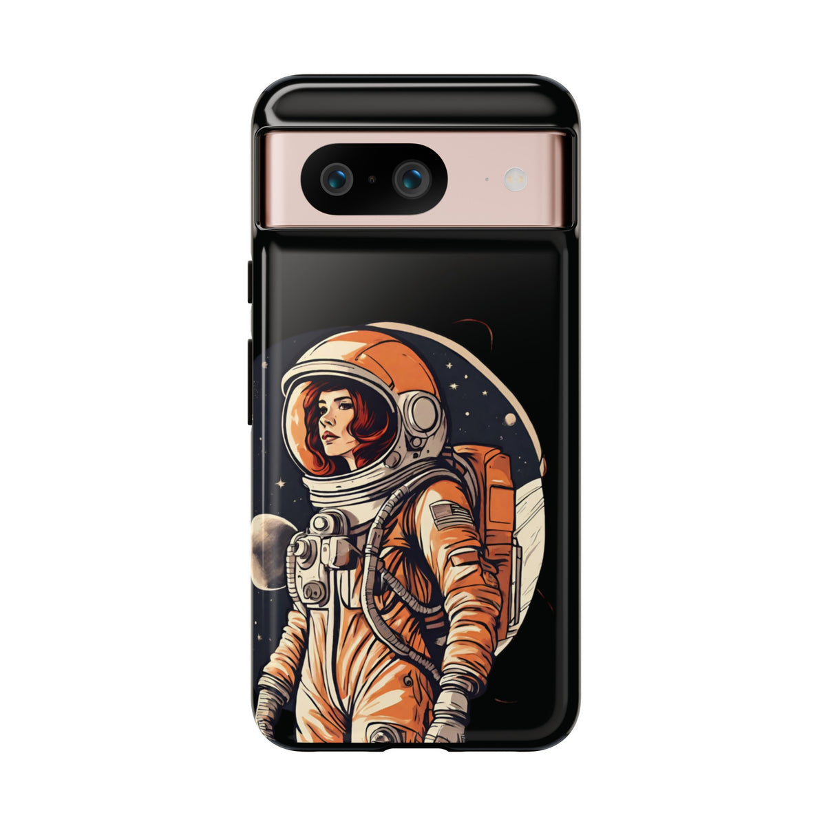 Spacegirl Astronaut Tough Google Pixel Mobile Cases