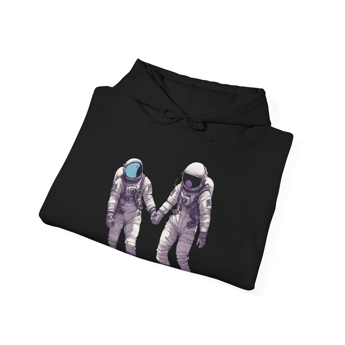 Astronaut Spaceart Hoodie - Next to You Sci-Fi Hoodie