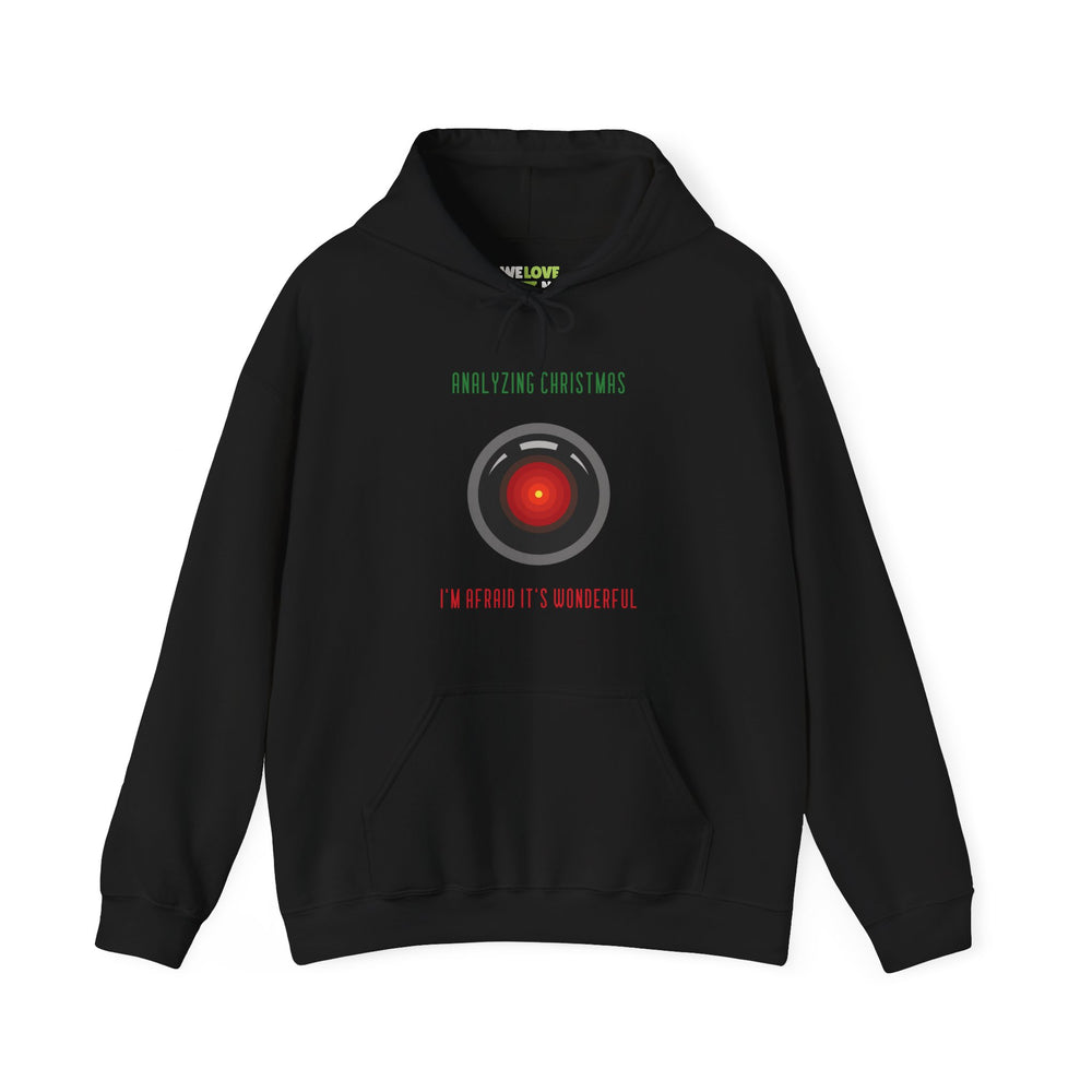 Analysing Christmas Funny HAL9000 Christmas Unisex Hoodie-welovescifi.net