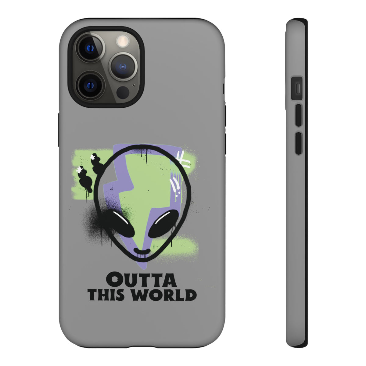 UFO iPhone Case Outta This World Sci-Fi Tough Mobile Cases