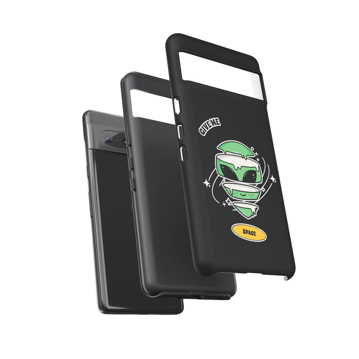 Give Me Space Funny UFO SciFi Tough Google Pixel Mobile Case