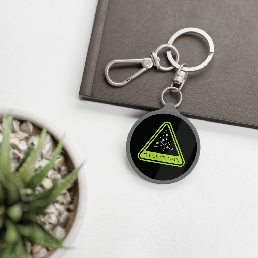 Atomic Man Sign Keyring Tag-welovescifi.net