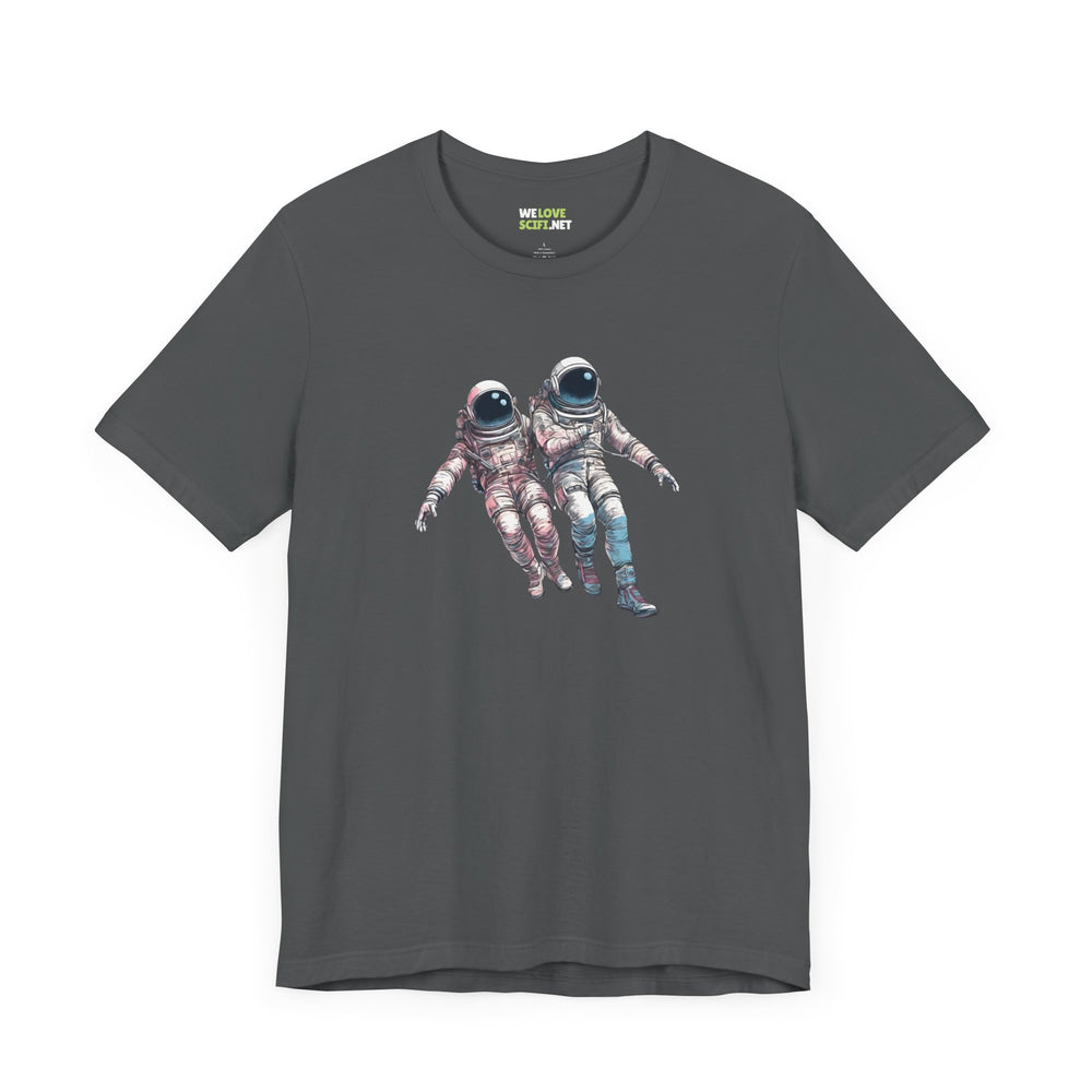 We're Floating As One Astronaut Sci-Fi T-Shirt-welovescifi.net