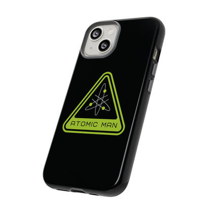 Atomic Man Retro Sign Sci-Fi Tough iPhone Mobile Cases