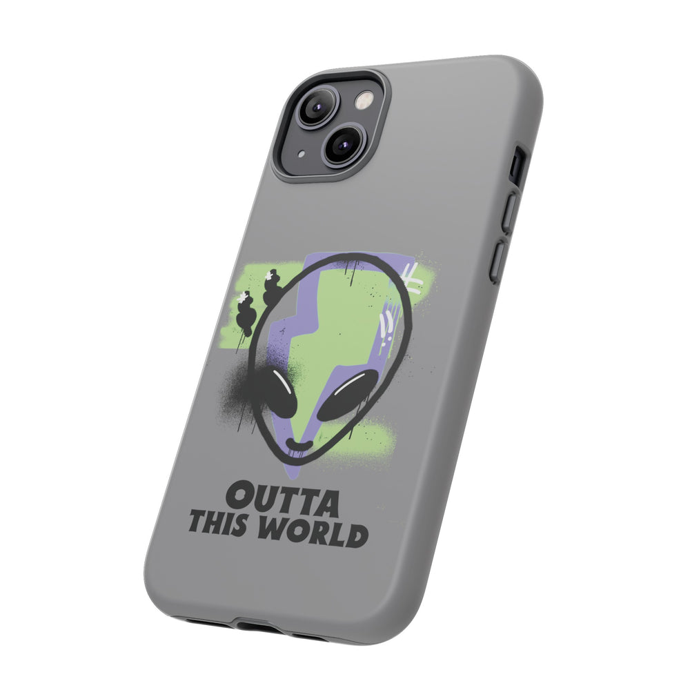 UFO iPhone Case Outta This World Sci-Fi Tough Mobile Cases