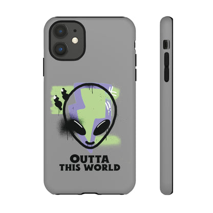 UFO iPhone Case Outta This World Sci-Fi Tough Mobile Cases