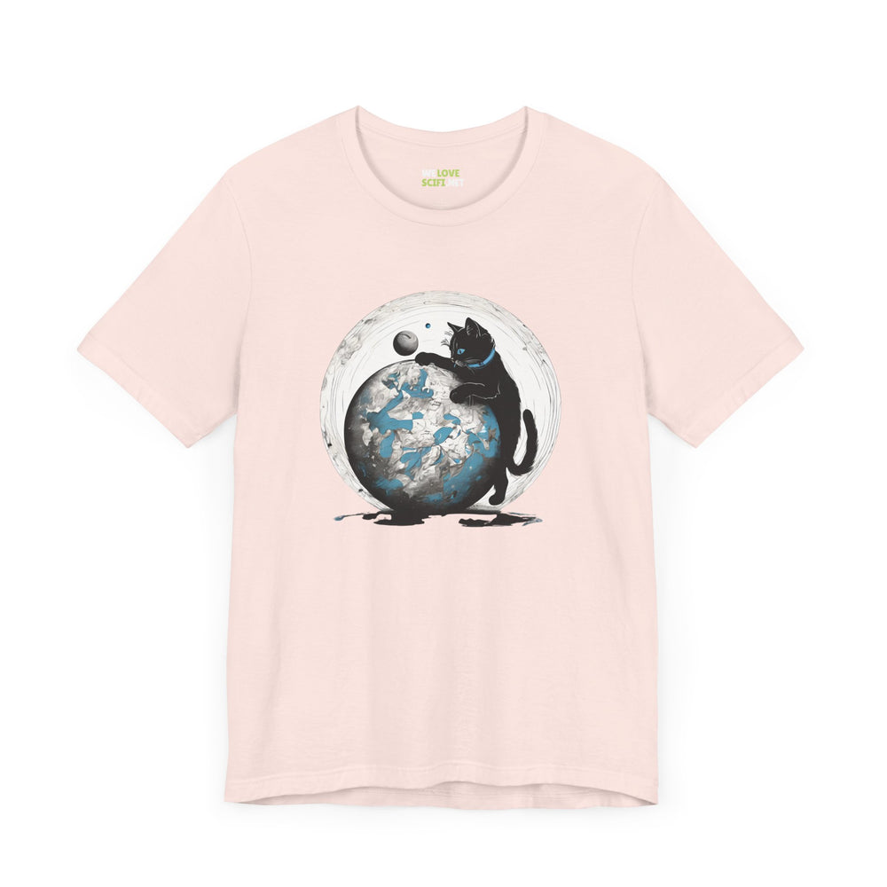 Space Player Cat Sci-Fi T-Shirt | WeLoveSciFi