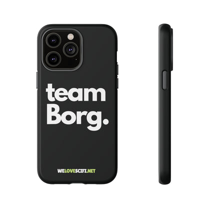 Team Borg iPhone Cases - Supervillain Tough Mobile Covers