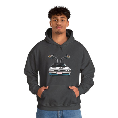 Delorian Sci-Fi Hoodie - Hop in My Delorian Sci-Fi Hoodie