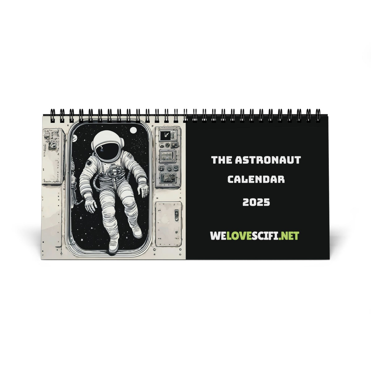 The Astronaut Desktop Calendar 2025-welovescifi.net