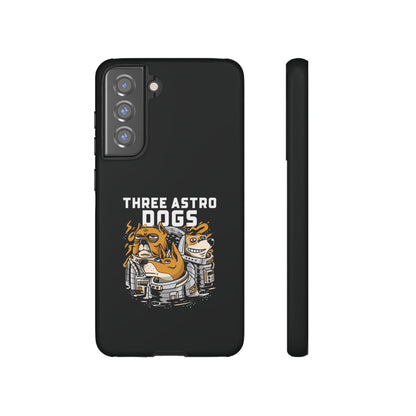 Three Astro Dogs Funny Sci-Fi Tough Samsung Galaxy Mobile Cases-welovescifi.net