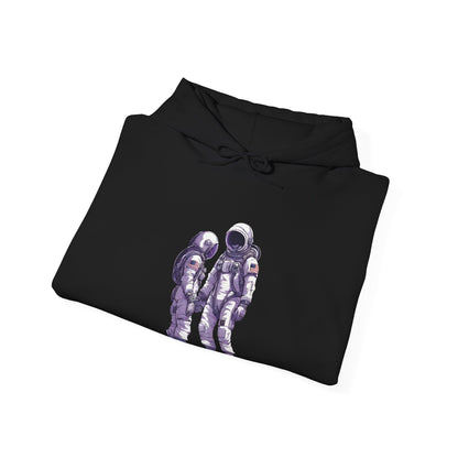 Mission Unknown Astronaut Space Art Hoodie | Sci-Fi Apparel