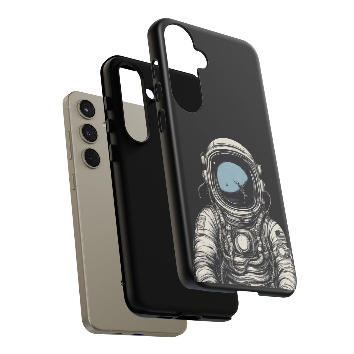 Astronaut SpaceArt Tough Samsung Galaxy Mobile Cases-welove