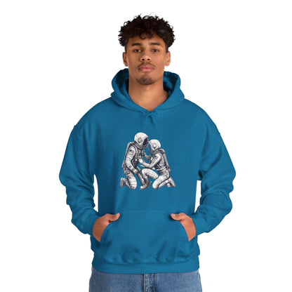 astronut space art hoodie