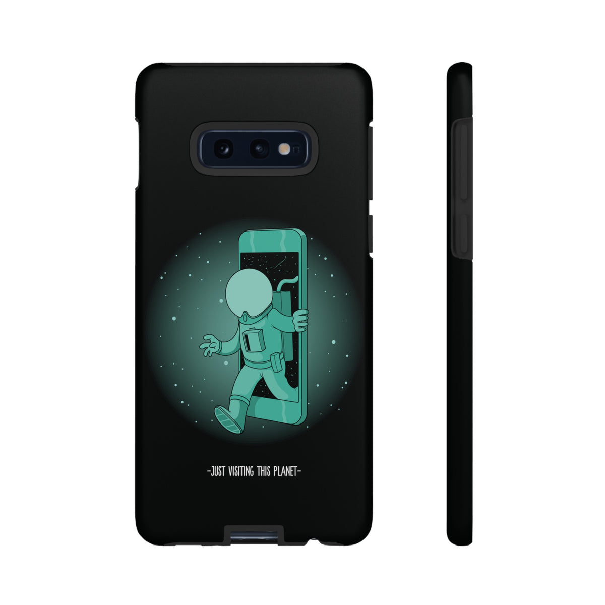 Funny Astronaut Mobile Cases - Just Visiting This Planet