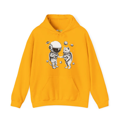 Space Kitties Astronaut Cats Sci-Fi Hoodie