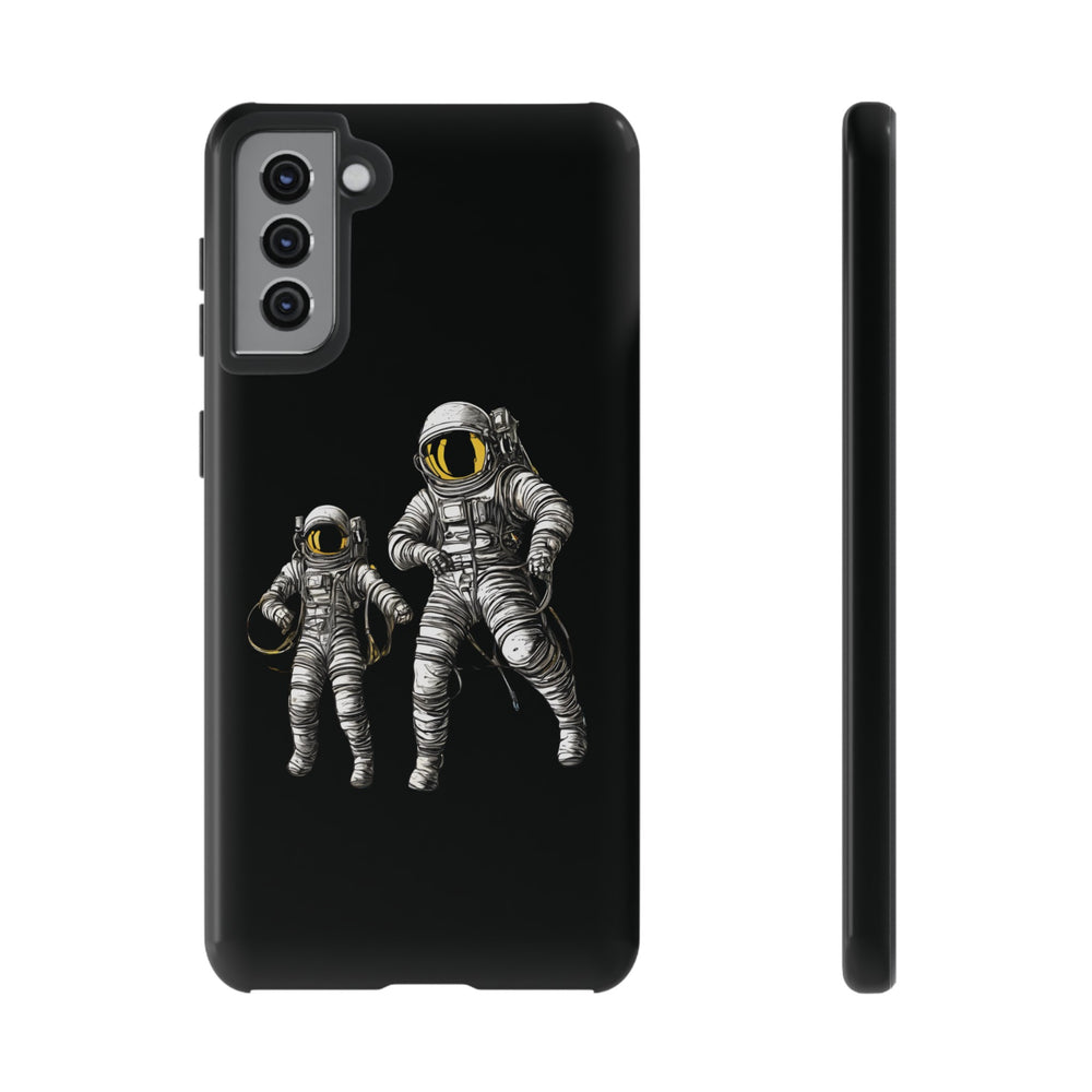 Astronauts Floating Tough Samsung Galaxy Mobile Cases