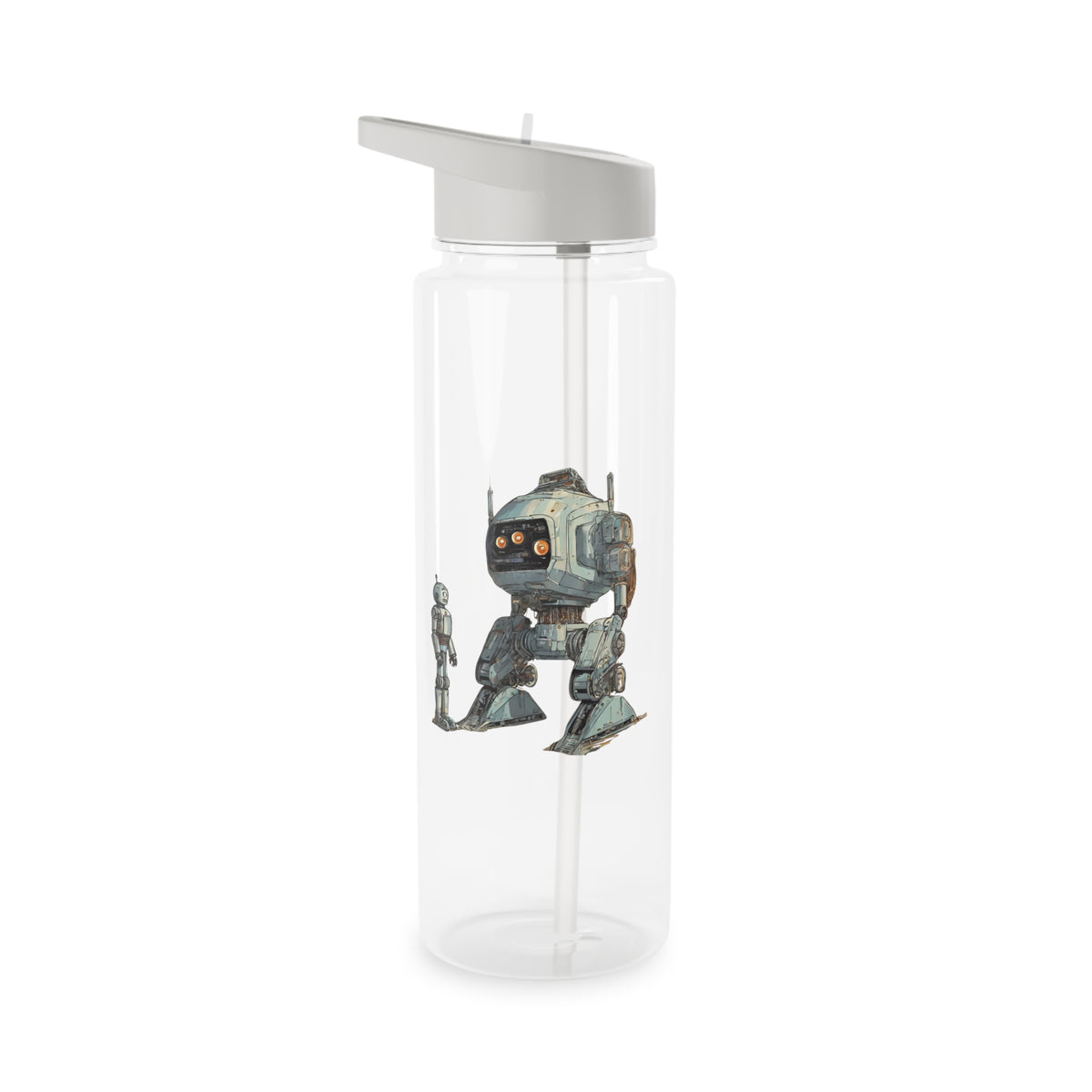 SpaceArt Robot Tritan Water Bottle - Let's Be Friends